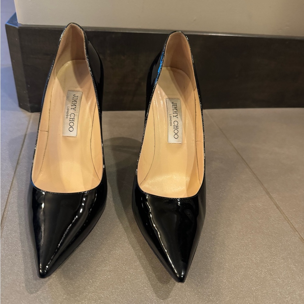 Jimmy Choo patent leather heels